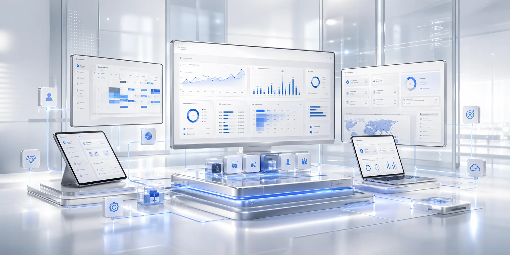 Nous créons des logiciels sur mesure lorsque les outils standards, tableurs et tâches manuelles ne suffisent plus. Gestion, tableaux de bord, ERP/CRM, intégrations et automatisations alignés sur votre fonctionnement réel.